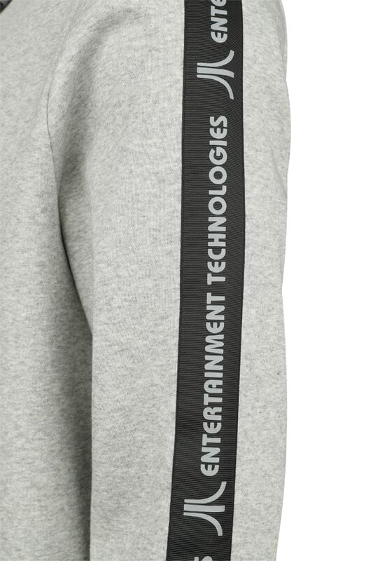 Gothicana By Emp "Vintage Logo" Hoodie Mottled Grey By Atari