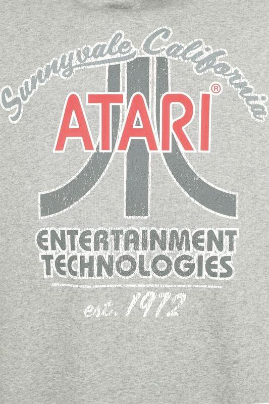 Gothicana By Emp "Vintage Logo" Hoodie Mottled Grey By Atari