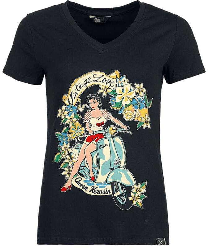 gothicana by emp "Vintage Love" T-Shirt black by Queen Kerosin