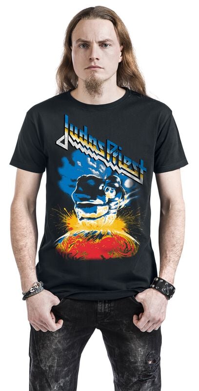 Gothicana By Emp "Vintage Ram It Down Tour Dates" T-Shirt Black By Judas Priest