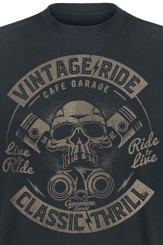 Gothicana By Emp "Vintage Ride" T-Shirt Black By Gasoline Bandit