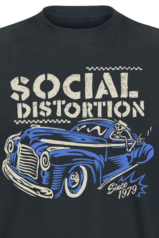 Gothicana By Emp "Vintage Ride" T-Shirt Black By Social Distortion