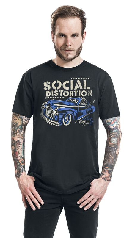 Gothicana By Emp "Vintage Ride" T-Shirt Black By Social Distortion