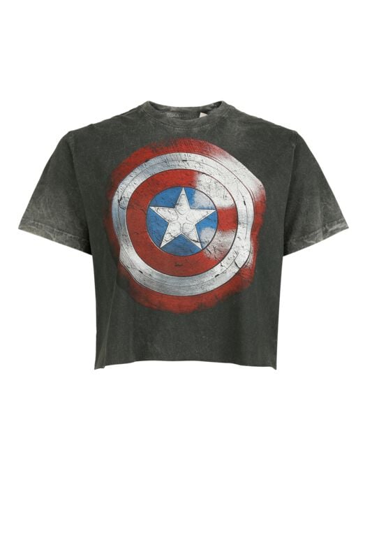 gothicana by emp "Vintage Shield" T-Shirt grey by Captain America