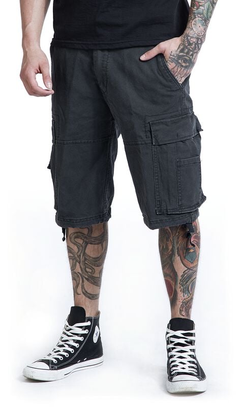 Gothicana By Emp "Vintage Shorts" Shorts Black By Brandit