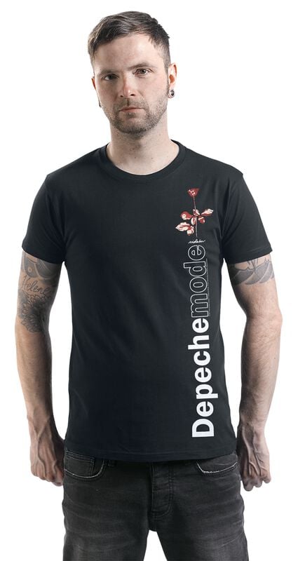 Gothicana By Emp "Violator Side Rose" T-Shirt Black By Depeche Mode