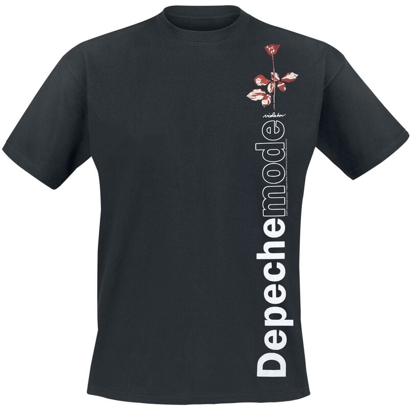gothicana by emp "Violator Side Rose" T-Shirt black by Depeche Mode