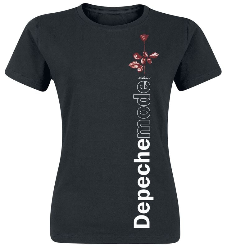 gothicana by emp "Violator Side Rose" T-Shirt black by Depeche Mode