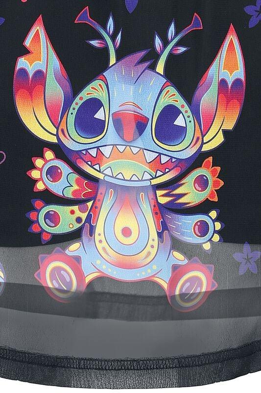 Gothicana By Emp "Viva Mexico" Mini Skirt Multicolour By Lilo & Stitch