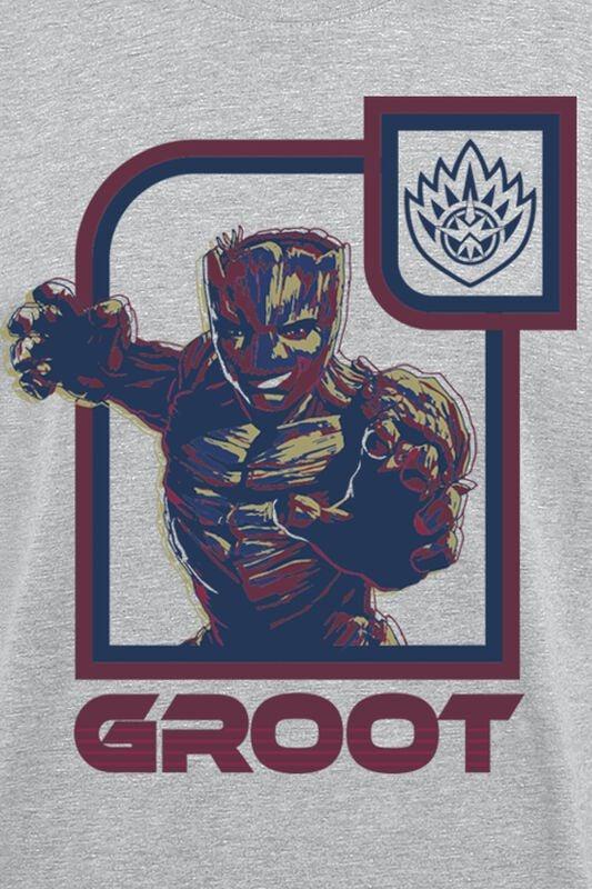 Gothicana By Emp "Vol. 3 - Groot" T-Shirt Grey By Guardians Of The Galaxy