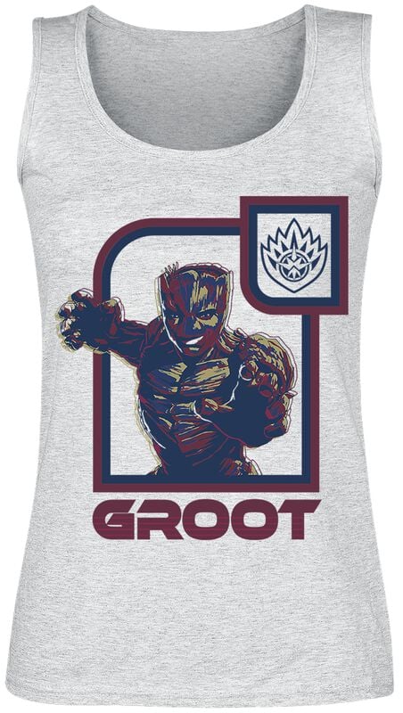 gothicana by emp "Vol. 3 - Groot" Tanktop grey by Guardians Of The Galaxy