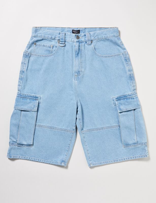 gothicana by emp "Voyager Shorts - Bleach" Shorts blue by Chet Rock