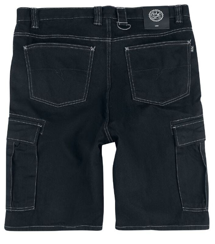 Gothicana By Emp "Voyager Shorts - Rinse" Shorts Black By Chet Rock