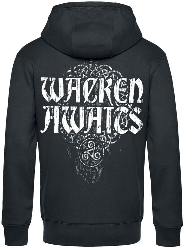 Gothicana By Emp "W.O.A. - Wacken Awaits" Hoodie Black By Wacken Open Air