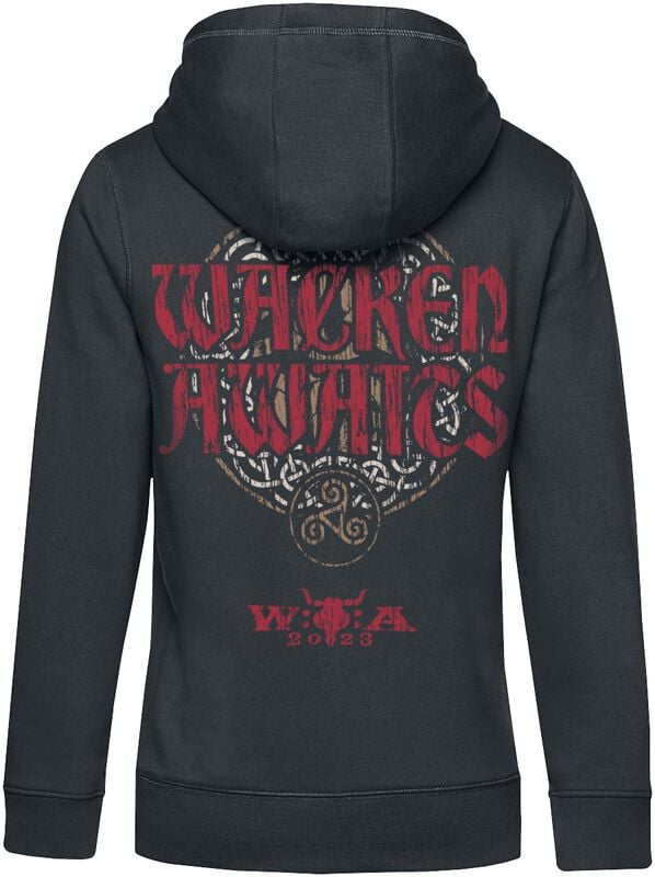 Gothicana By Emp "W.O.A. - Wacken Awaits" Hoodie Black By Wacken Open Air