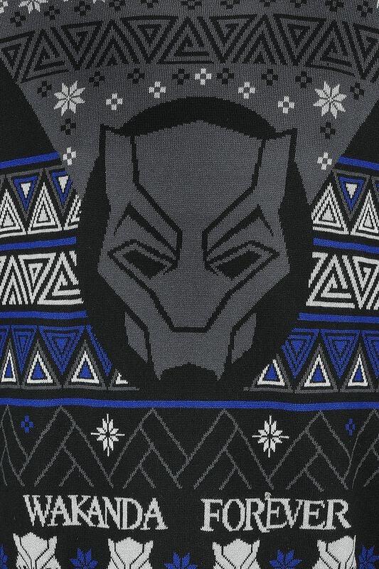 Gothicana By Emp "Wakanda Forever" Christmas Jumper Multicolour By Black Panther