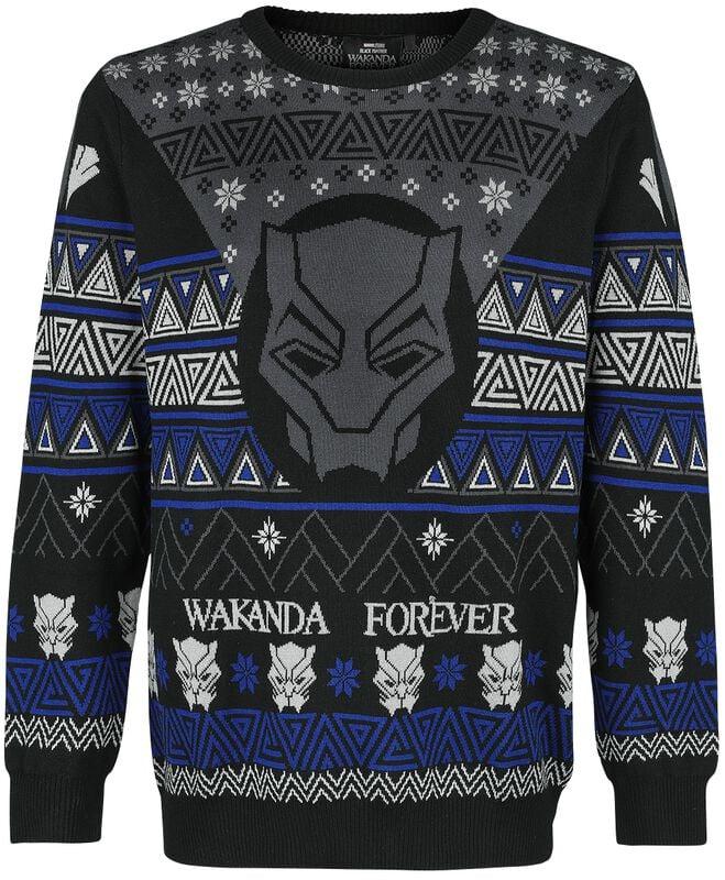 gothicana by emp "Wakanda Forever" Christmas jumper multicolour by Black Panther