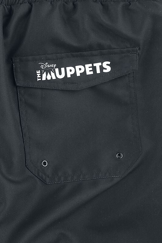 Gothicana By Emp "Waldorf & Statler - Old School" Swim Shorts Black By The Muppets