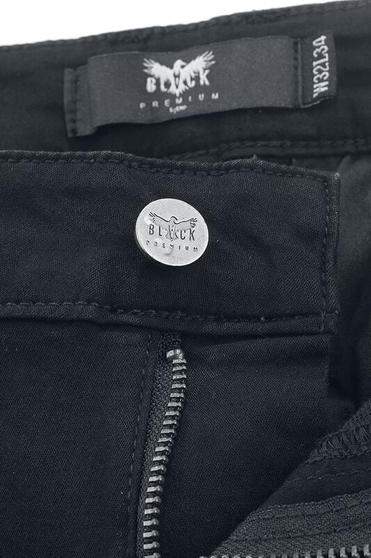 Gothicana By Emp "Walk Away" Shorts Black By Black Premium By EMP