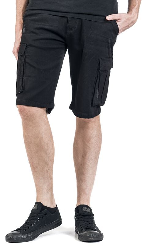 Gothicana By Emp "Walk Away" Shorts Black By Black Premium By EMP