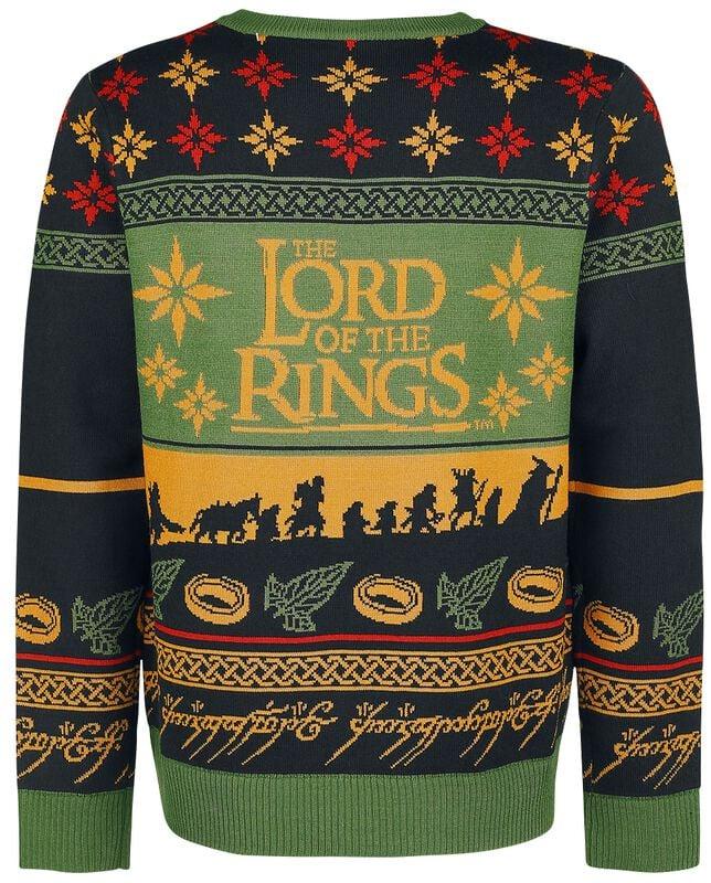 Gothicana By Emp "Walk Into Mordor" Christmas Jumper Multicolour By The Lord Of The Rings