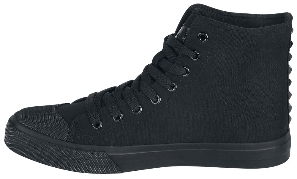 Gothicana By Emp "Walk The Line" Sneakers High Black By Black Premium By EMP