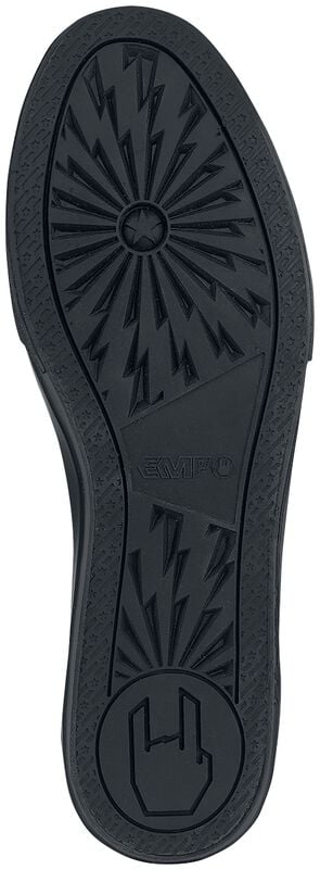 Gothicana By Emp "Walk The Line" Sneakers High Black By Rock Rebel By EMP