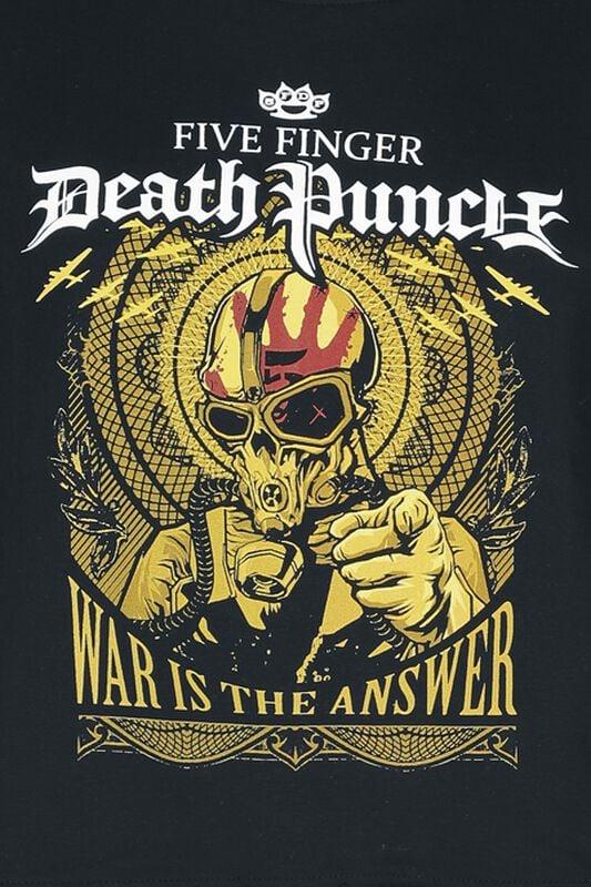 Gothicana By Emp "War Is The Answer" Sweatshirt Black By Five Finger Death Punch