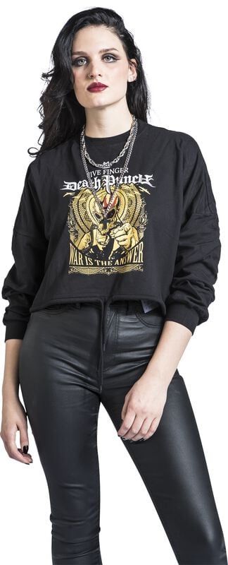 Gothicana By Emp "War Is The Answer" Sweatshirt Black By Five Finger Death Punch