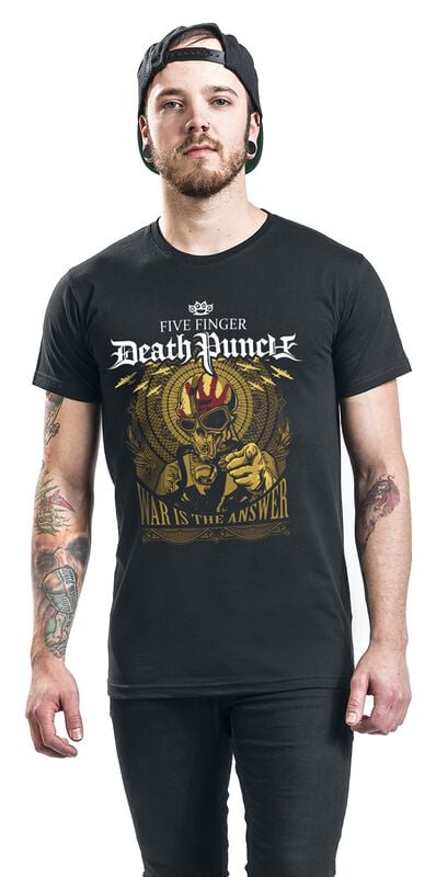 Gothicana By Emp "War Is The Answer" T-Shirt Black By Five Finger Death Punch