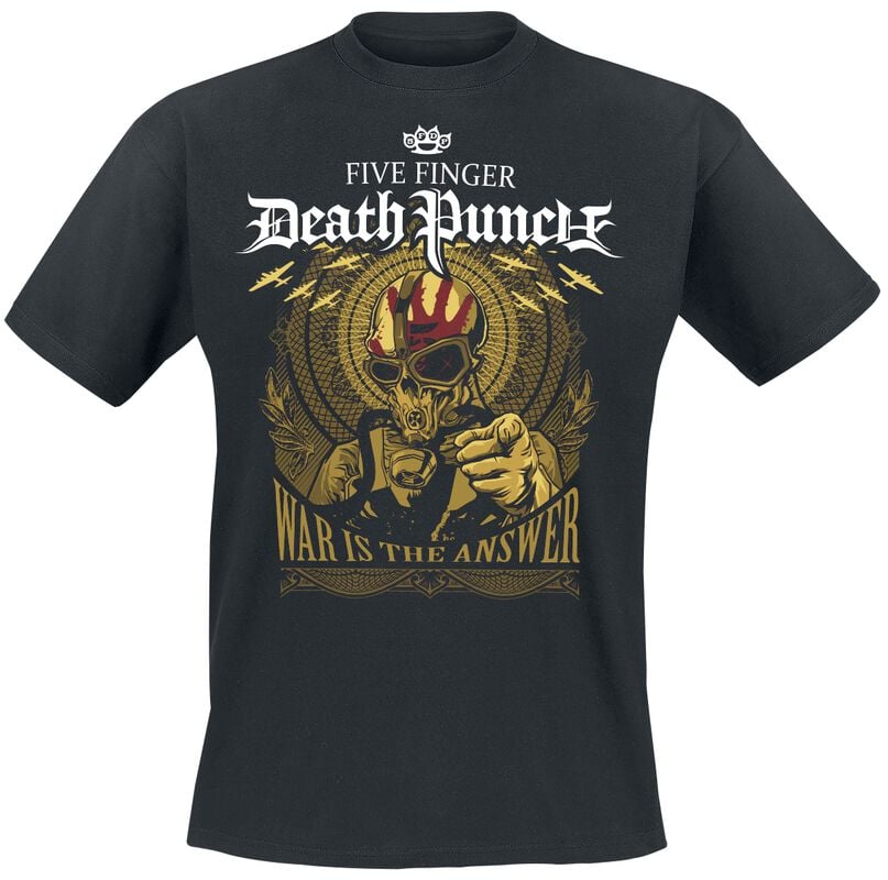 gothicana by emp "War Is The Answer" T-Shirt black by Five Finger Death Punch