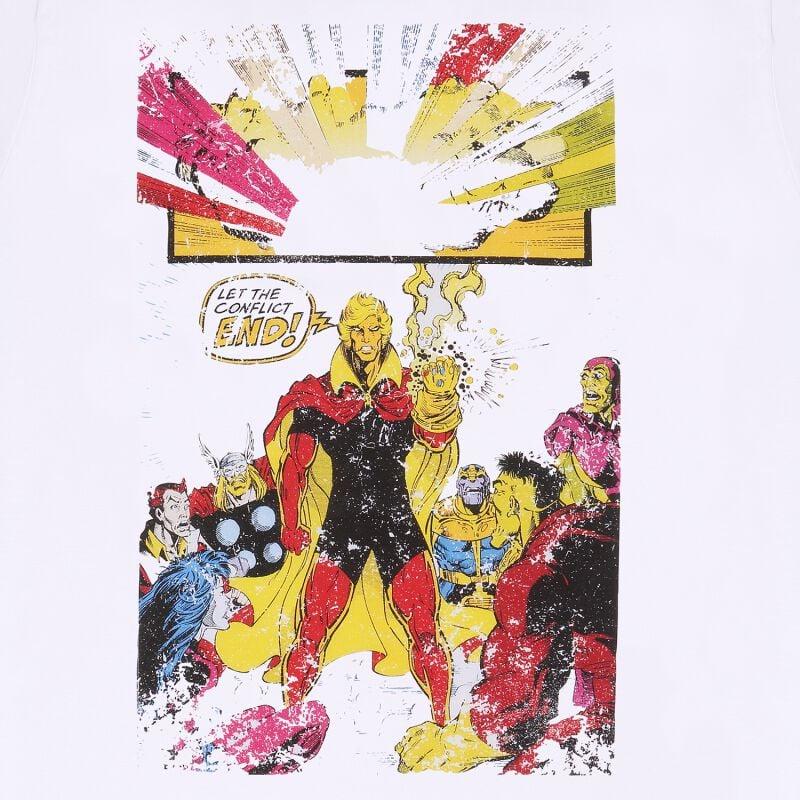 Gothicana By Emp "Warlock Gauntlet" T-Shirt White By Marvel Comics