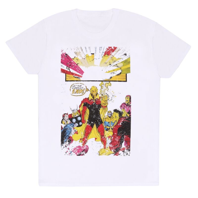 gothicana by emp "Warlock Gauntlet" T-Shirt white by Marvel Comics