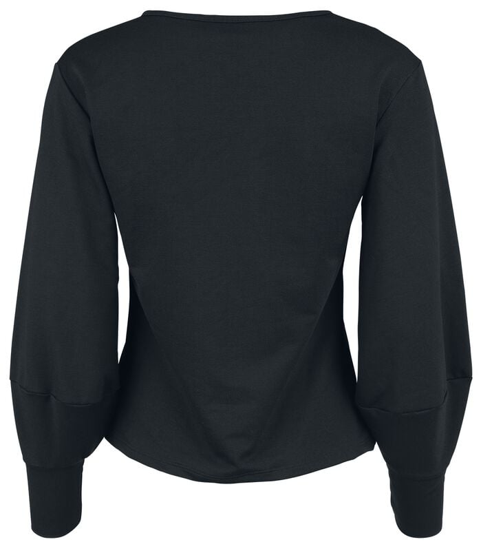 Gothicana By Emp "Warning - Toxic" Sweatshirt Black By Wednesday