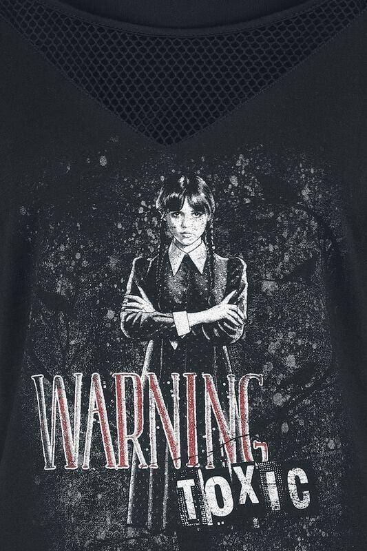 Gothicana By Emp "Warning - Toxic" Sweatshirt Black By Wednesday