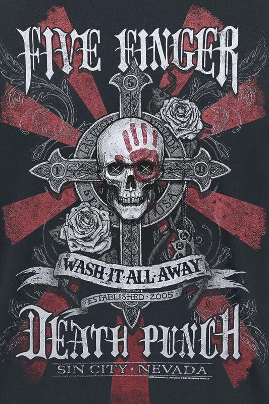 Gothicana By Emp "WashIt Away" T-Shirt Black By Five Finger Death Punch