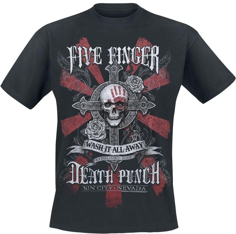gothicana by emp "WashIt Away" T-Shirt black by Five Finger Death Punch