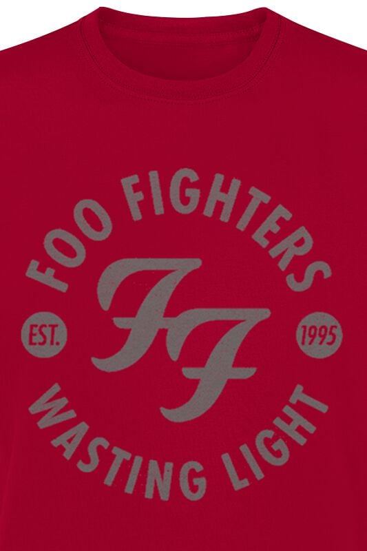 Gothicana By Emp "Wasting Light" T-Shirt Red By Foo Fighters