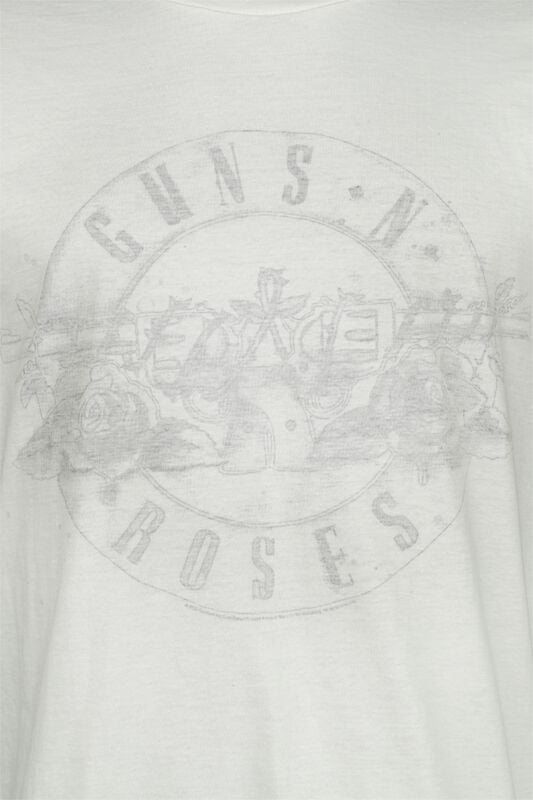 Gothicana By Emp "Watercolour Bullet" T-Shirt White By Guns N' Roses