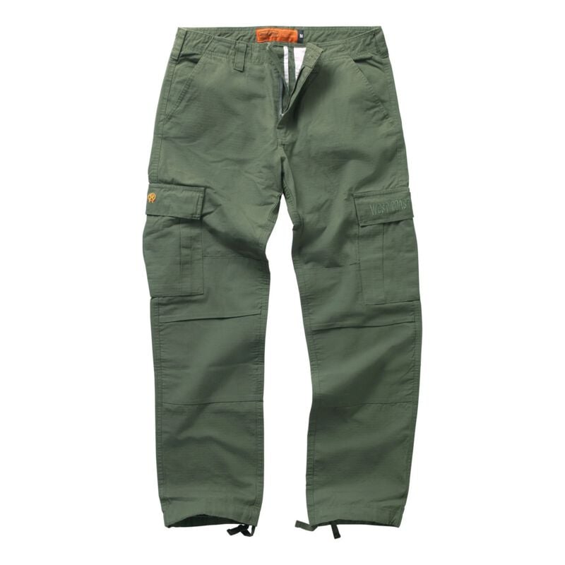 gothicana by emp "WCC CAINE RIPSTOP CARGO TROUSERS - GREEN" Cargo Trousers green by West Coast Choppers