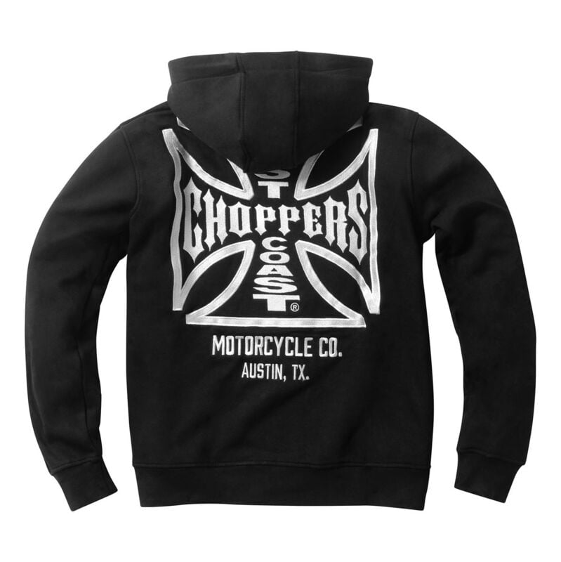 Gothicana By Emp "WCC - Dominator Zip Hoodie Jacket Black" Hoodie Jacket Black By West Coast Choppers