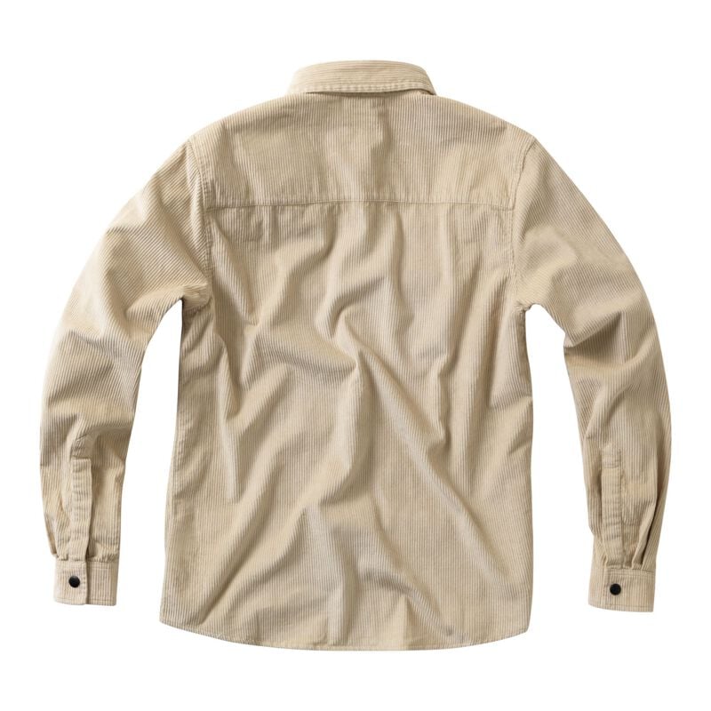 Gothicana By Emp "WCC Hill Country Cord Shirt Sand" Longsleeve Beige By West Coast Choppers