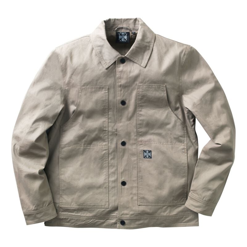 gothicana by emp "WCC Lined Cargo Work Jacket - Khaki" Between-seasons Jacket khaki by West Coast Choppers
