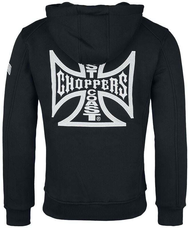 Gothicana By Emp "WCC OG Classic Panel Zip Hoodie" Hoodie Jacket Black By West Coast Choppers