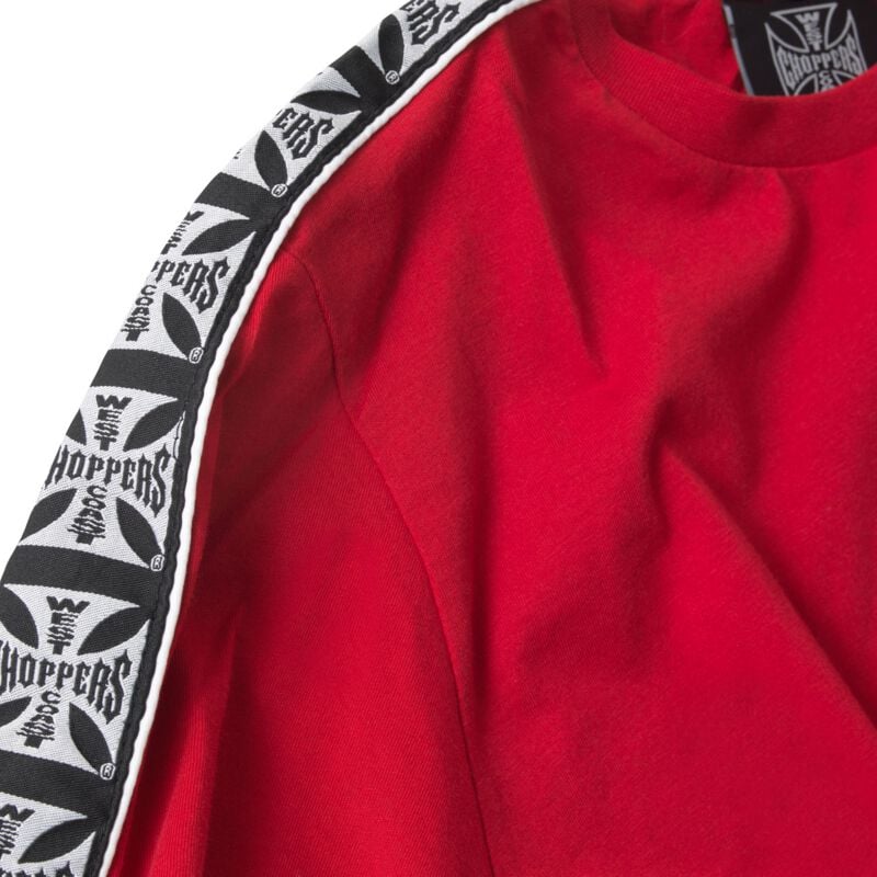 Gothicana By Emp "WCC Taped T-shirt - Red" T-Shirt Red By West Coast Choppers