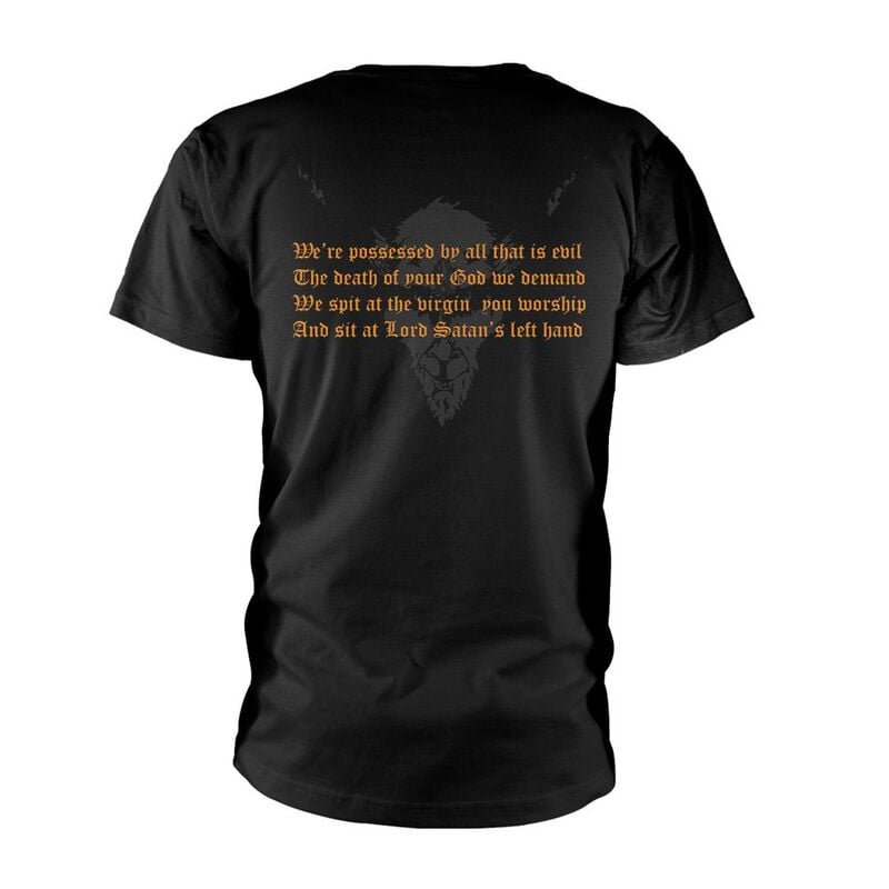 Gothicana By Emp "Welcome To Hell (Gold)" T-Shirt Black By Venom