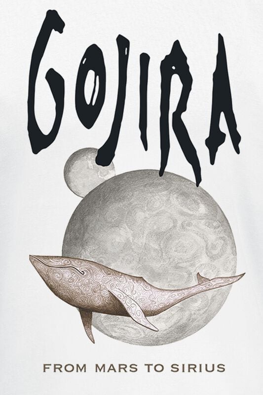 Gothicana By Emp "Whale From Mars" T-Shirt White By Gojira