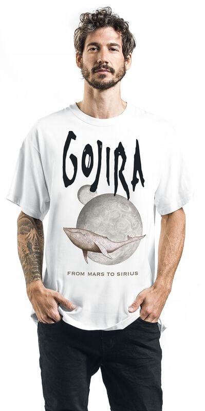 Gothicana By Emp "Whale From Mars" T-Shirt White By Gojira