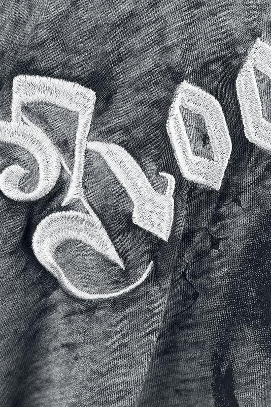 Gothicana By Emp "When The Heart Rules The Mind" T-Shirt Grey By Rock Rebel By EMP