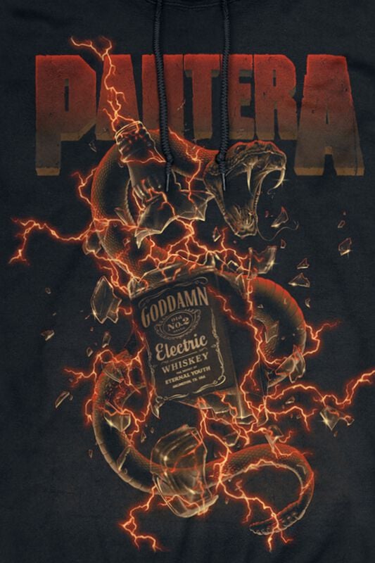 Gothicana By Emp "Whiskey Snake" Hoodie Black By Pantera